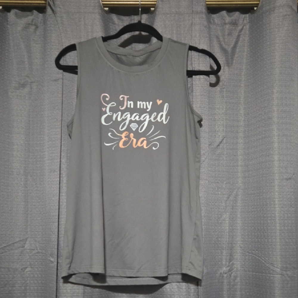 Gray Sleeveless Top - Engaged Era